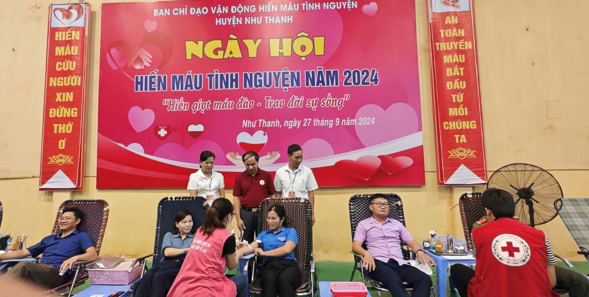 Như Thanh tổ chức thành công Ngày hội hiến máu tình nguyện 2024