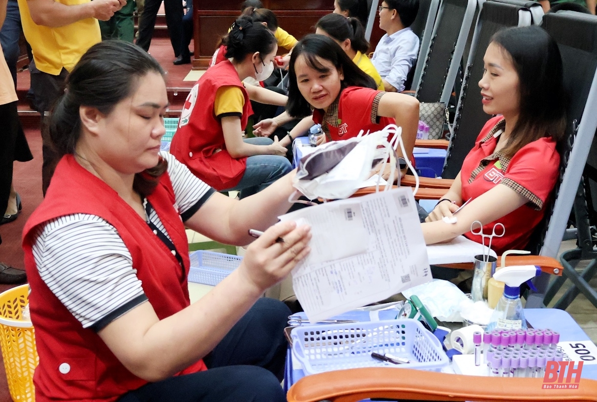 Thị xã Nghi Sơn: 1.589 người đăng ký hiến máu tình nguyện